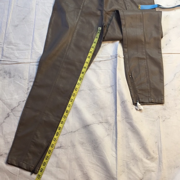 Just Fabulous faux leather high waisted leggings - Picture 5 of 11